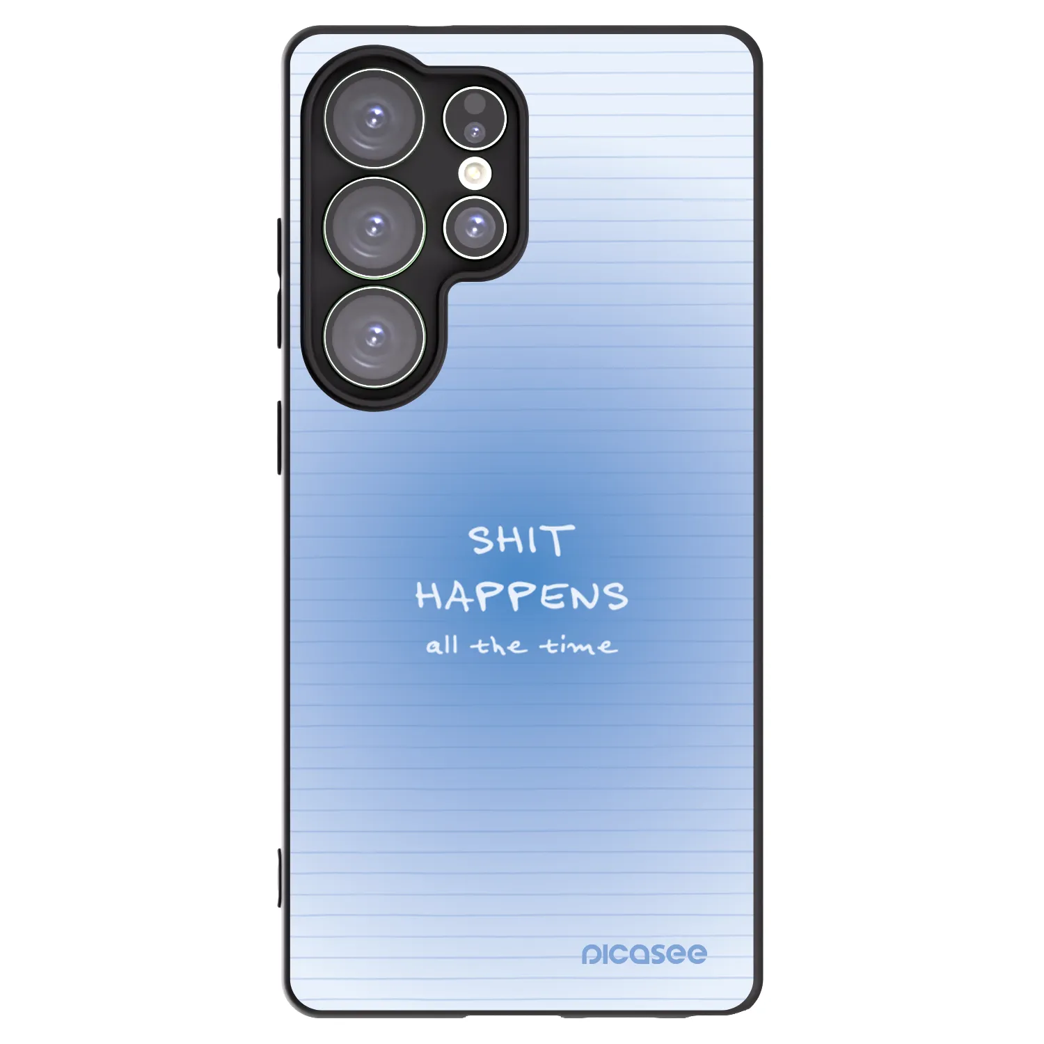 Picasee crna silikonska maskica za Samsung Galaxy S25 Ultra 5G - Oops Memo