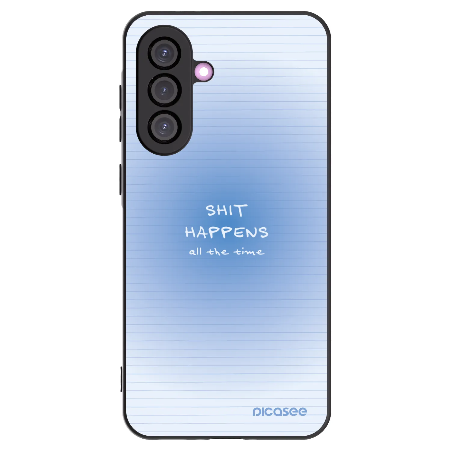 Picasee crna silikonska maskica za Samsung Galaxy A56 5G A566B - Oops Memo