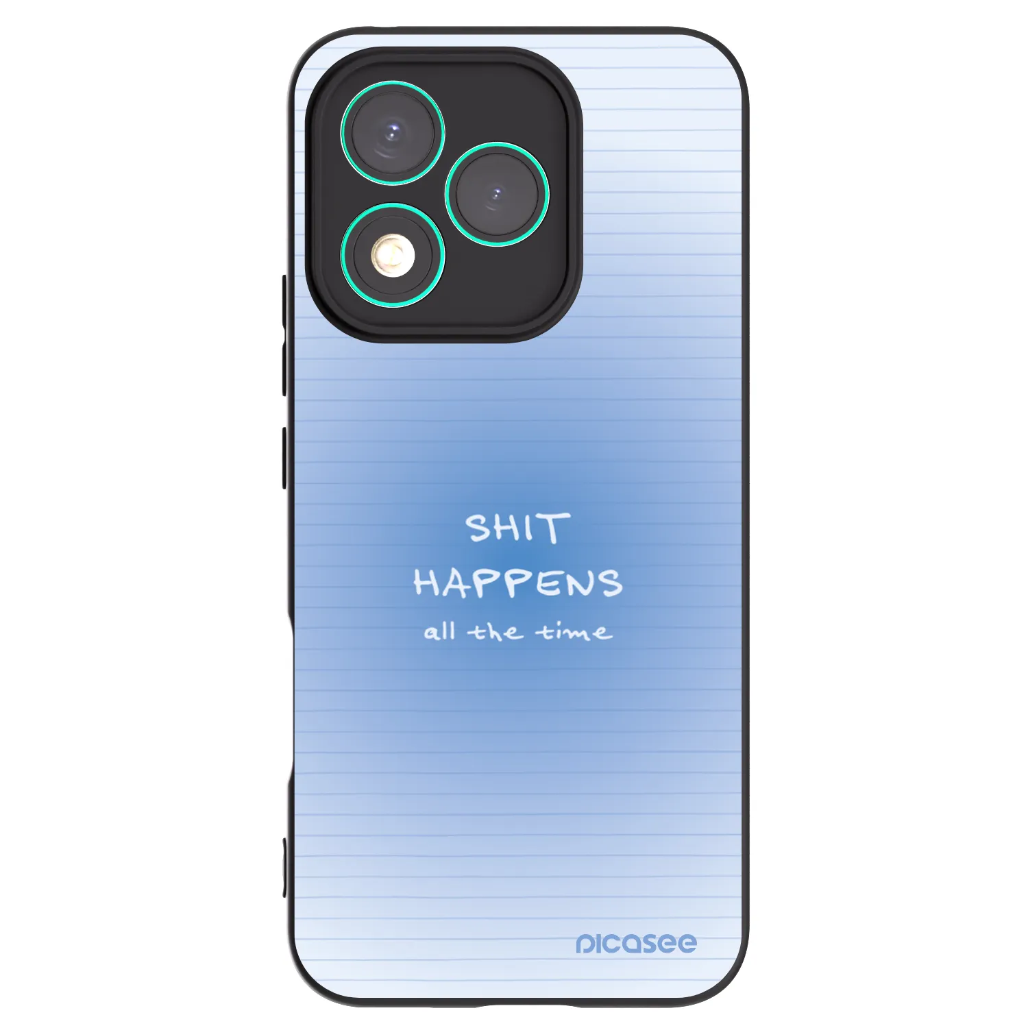 Picasee crna silikonska maskica za Honor 400 Lite 5G - Oops Memo