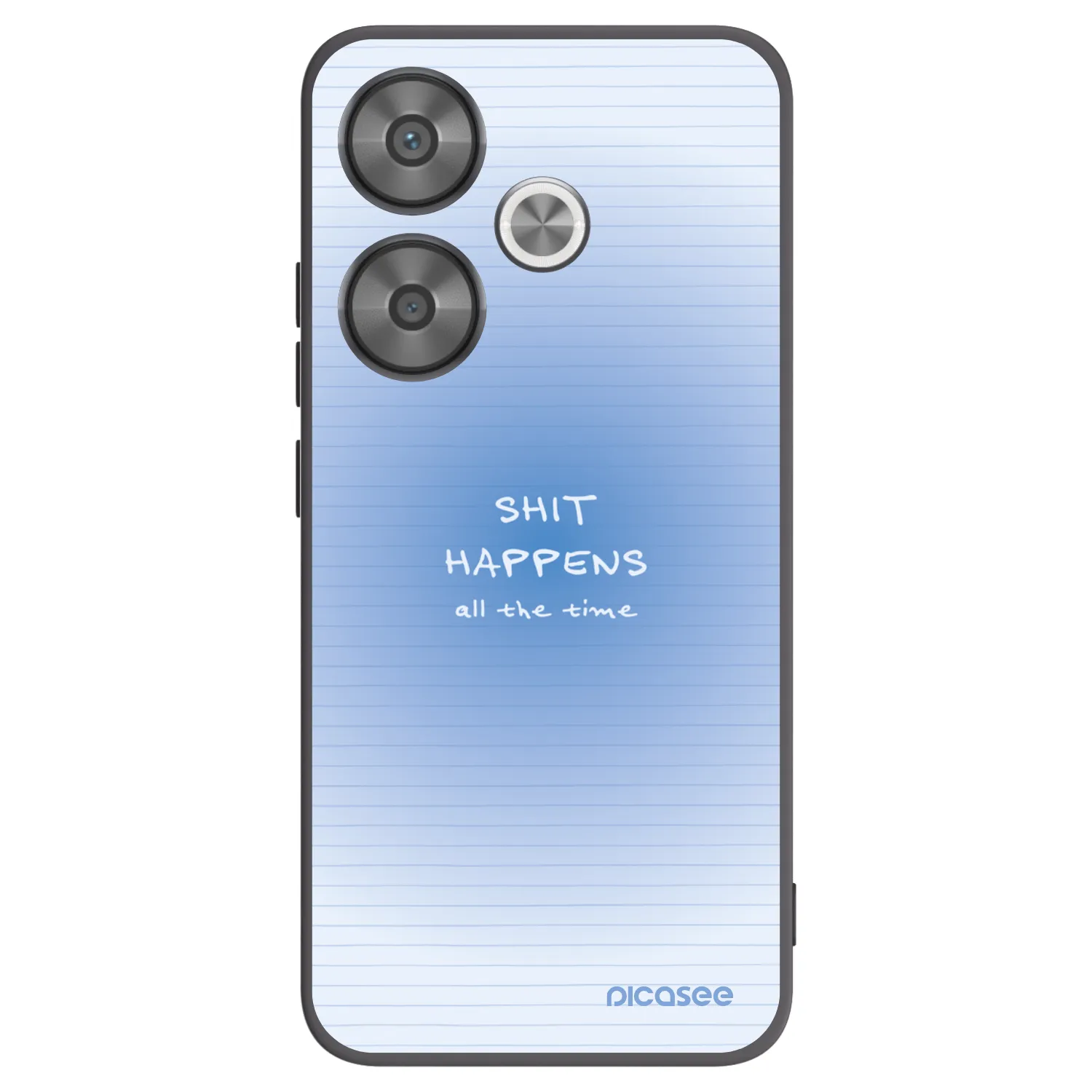 Picasee crna silikonska maskica za Xiaomi Poco F6 - Oops Memo