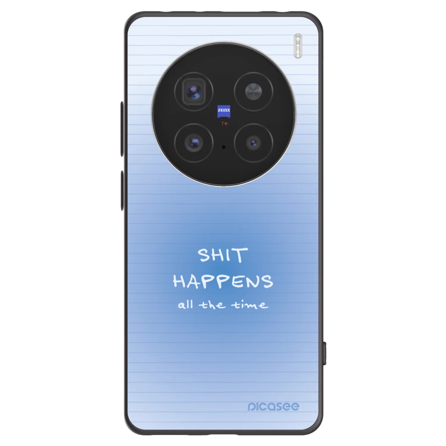 Picasee crna silikonska maskica za Vivo X200 Pro - Oops Memo