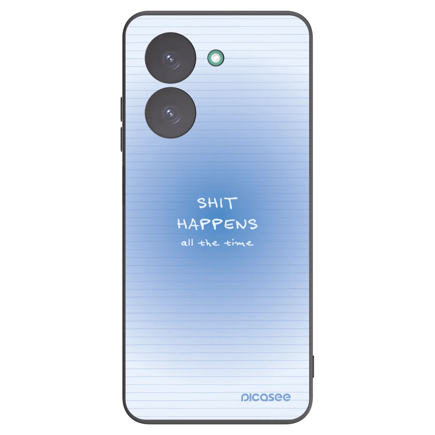 Picasee crna silikonska maskica za Xiaomi Redmi A5 - Oops Memo