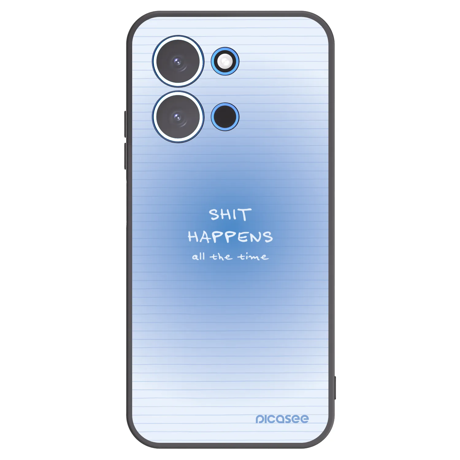 Picasee crna silikonska maskica za Xiaomi Redmi 15C 4G - Oops Memo