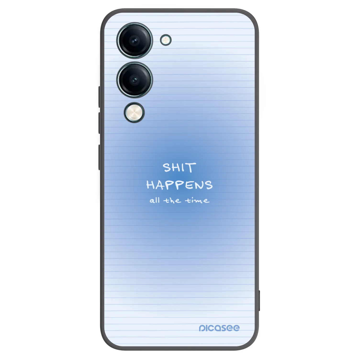 Picasee crna silikonska maskica za Vivo Y29s 5G - Oops Memo