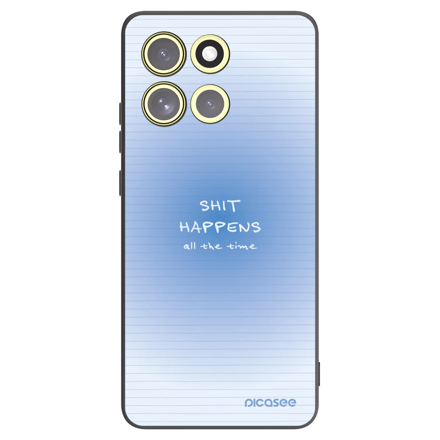 Picasee crna silikonska maskica za Motorola Moto G86 Power 5G - Oops Memo