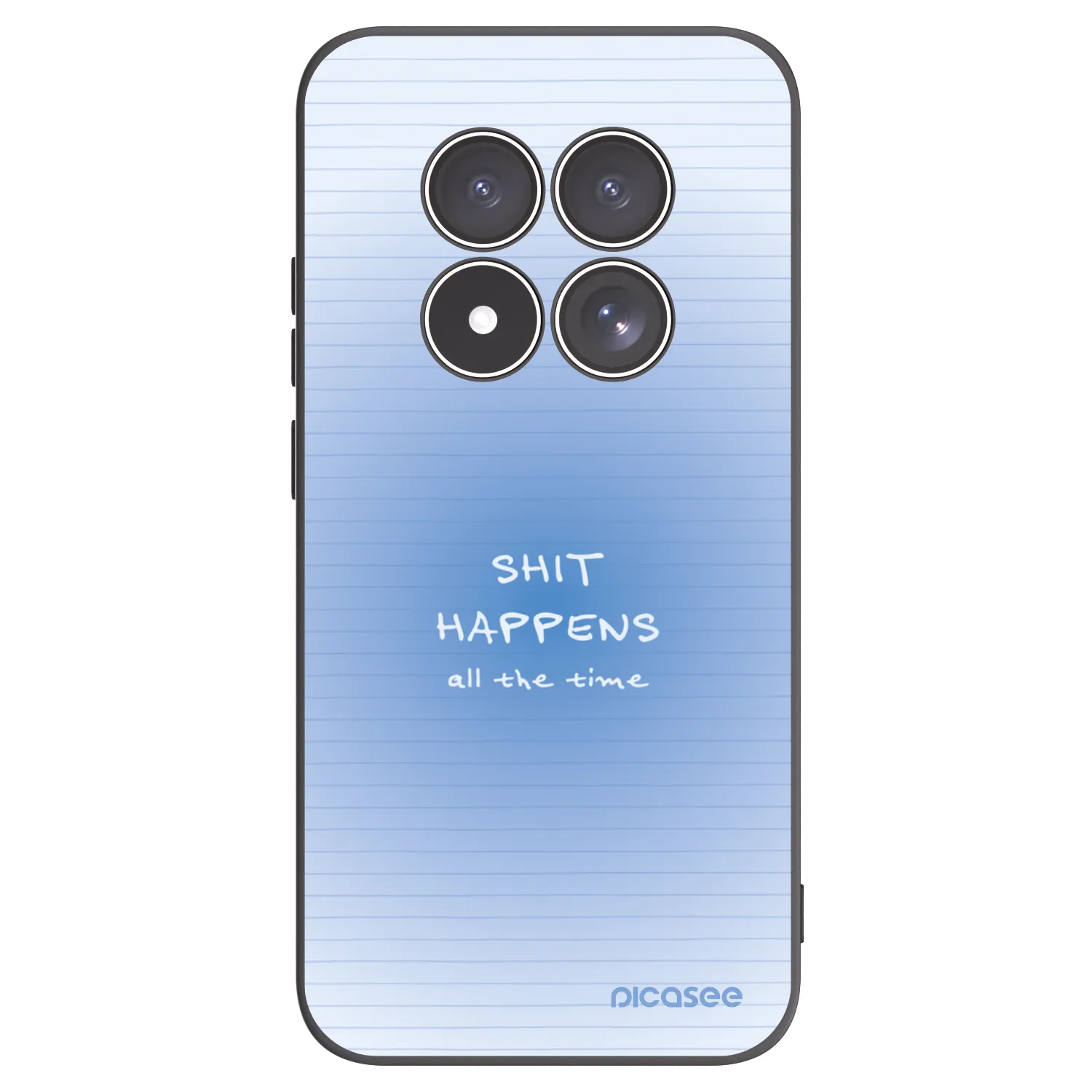 Picasee crna silikonska maskica za Xiaomi Redmi Note 15 Pro 5G - Oops Memo