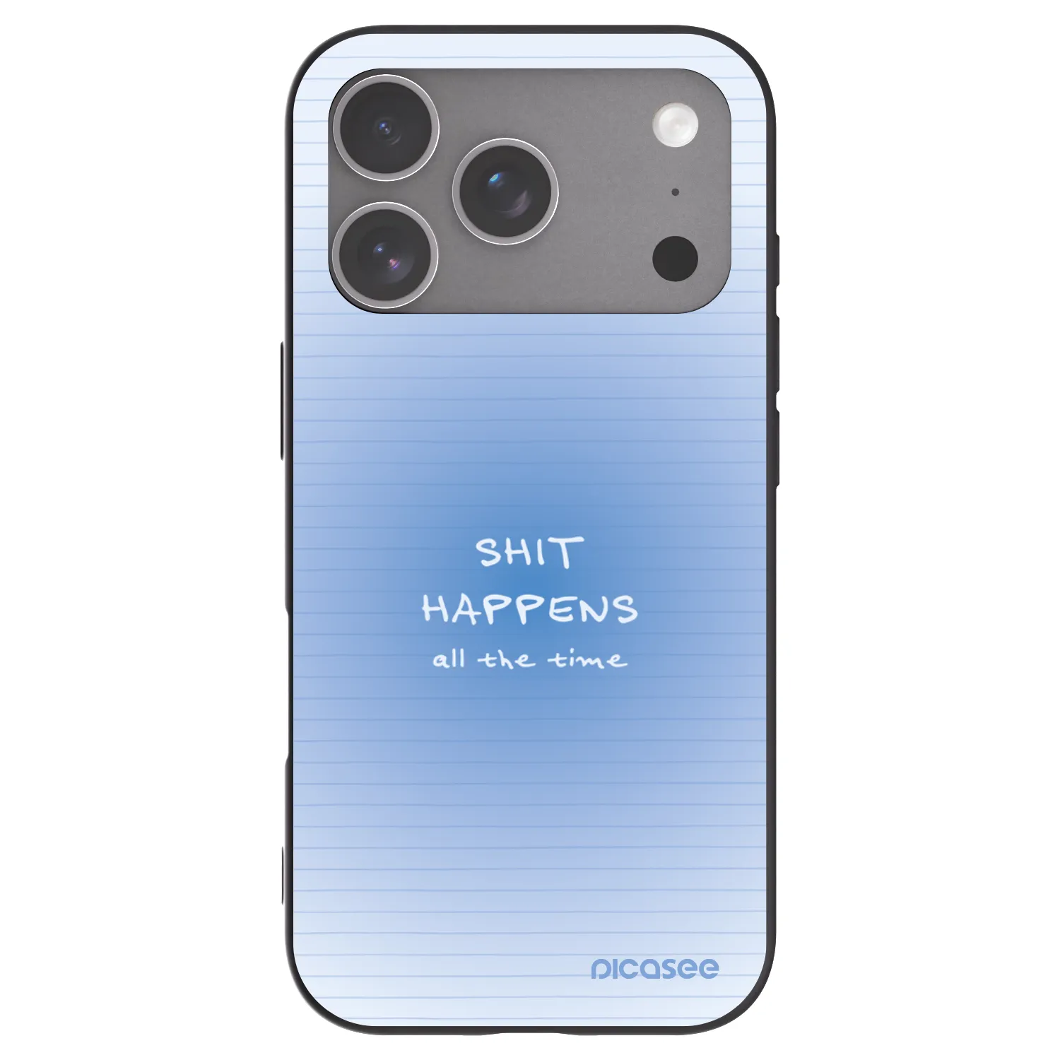 Picasee crna silikonska maskica za Apple iPhone 18 Pro - Oops Memo