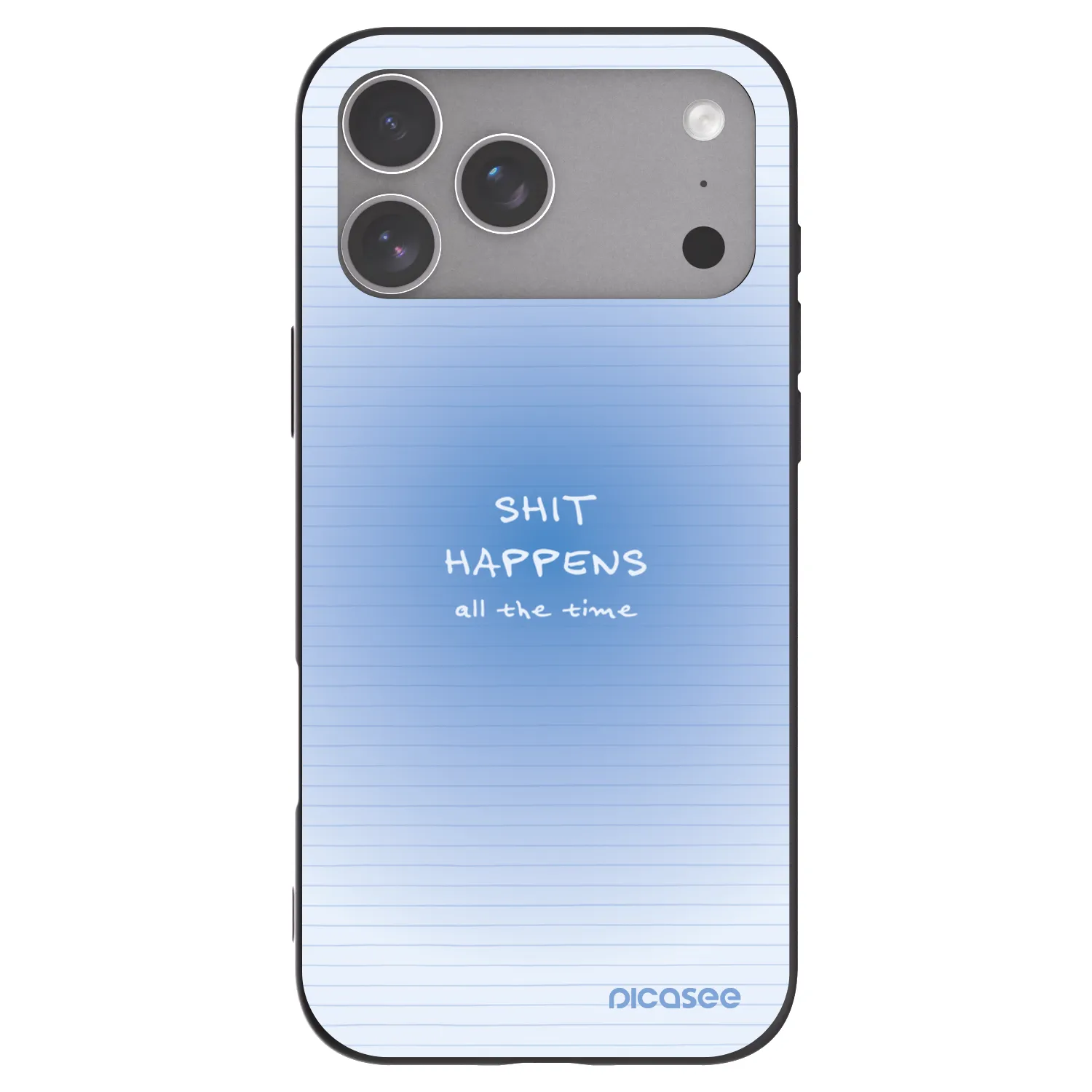 Picasee crna silikonska maskica za Apple iPhone 18 Pro Max - Oops Memo