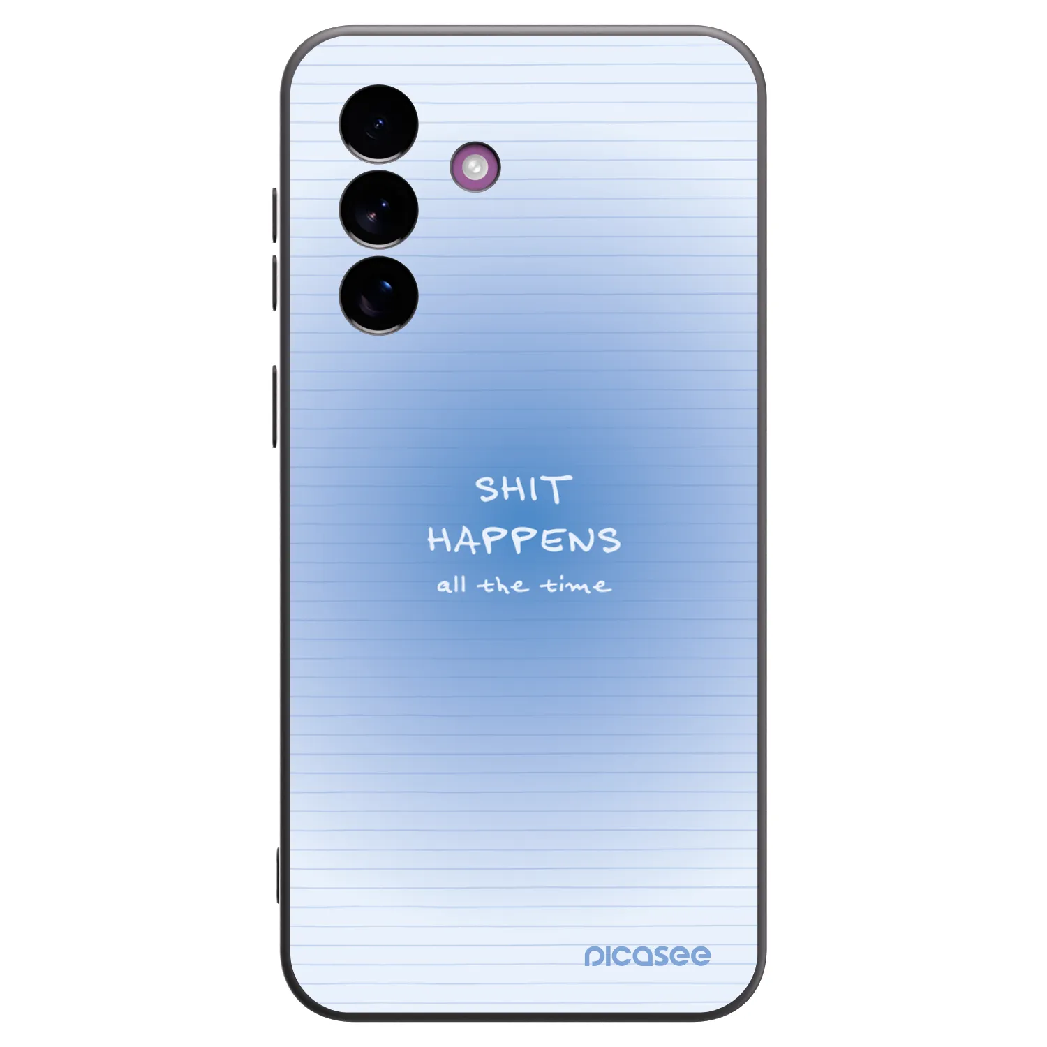 Picasee crna silikonska maskica za Samsung Galaxy A37 - Oops Memo