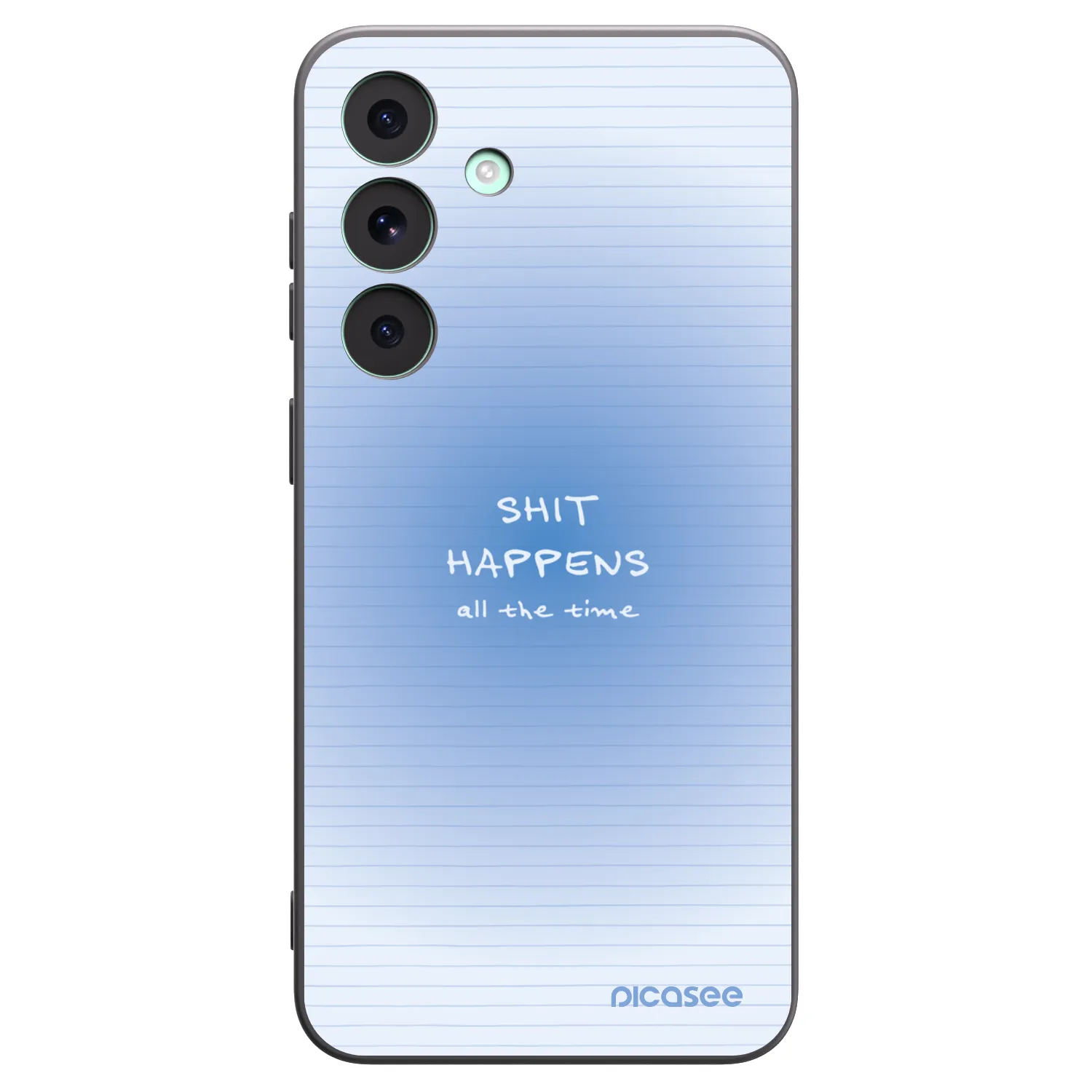 Picasee crna silikonska maskica za Samsung Galaxy S26 FE - Oops Memo