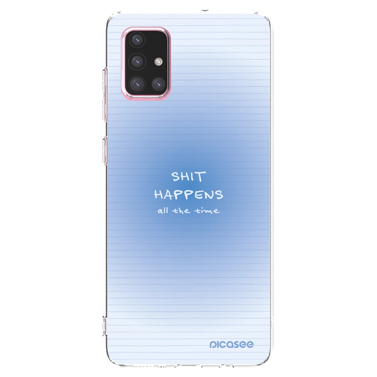 Picasee silikonska prozirna maskica za Samsung Galaxy A71 A715F - Oops Memo