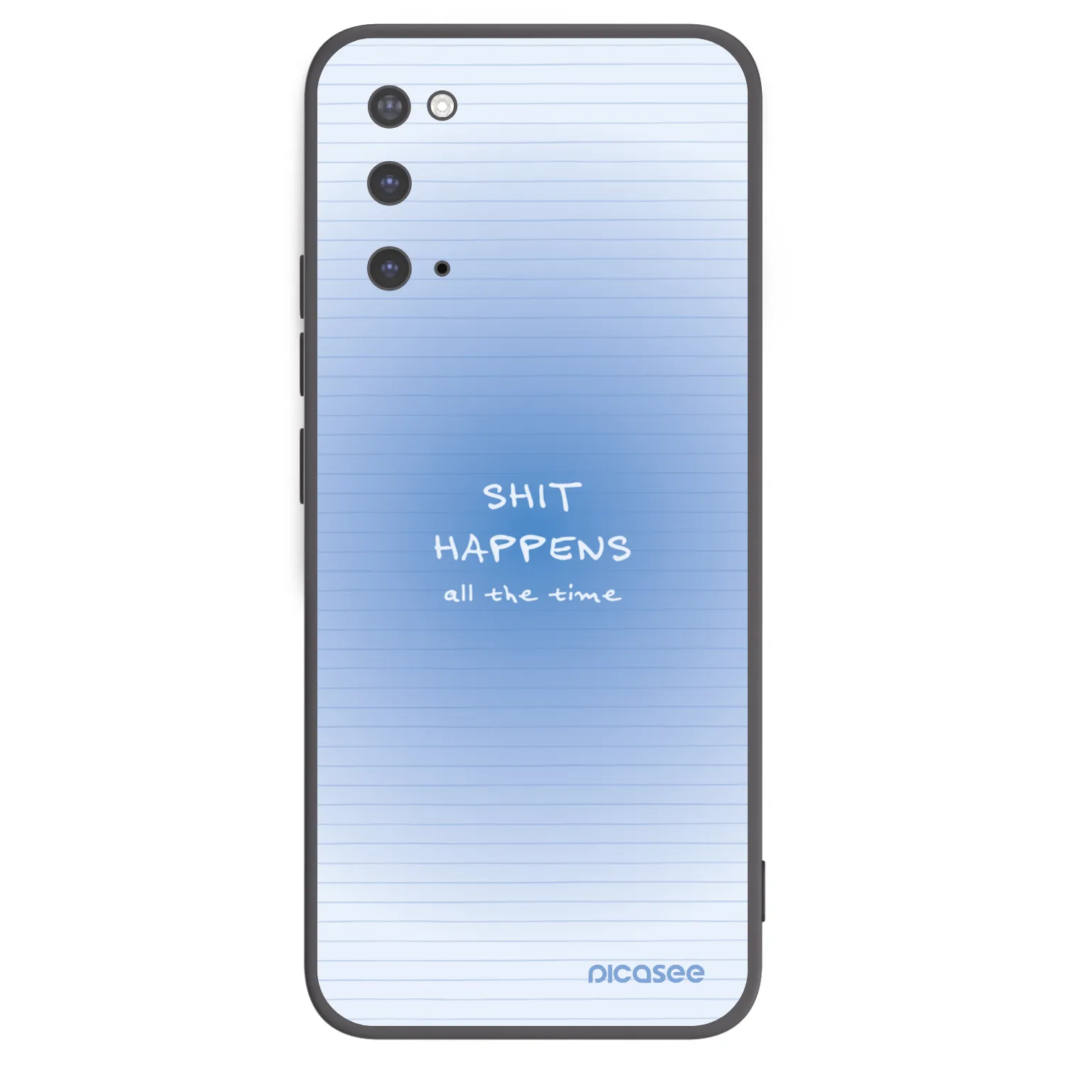 Picasee crna silikonska maskica za Samsung Galaxy S20 G980F - Oops Memo