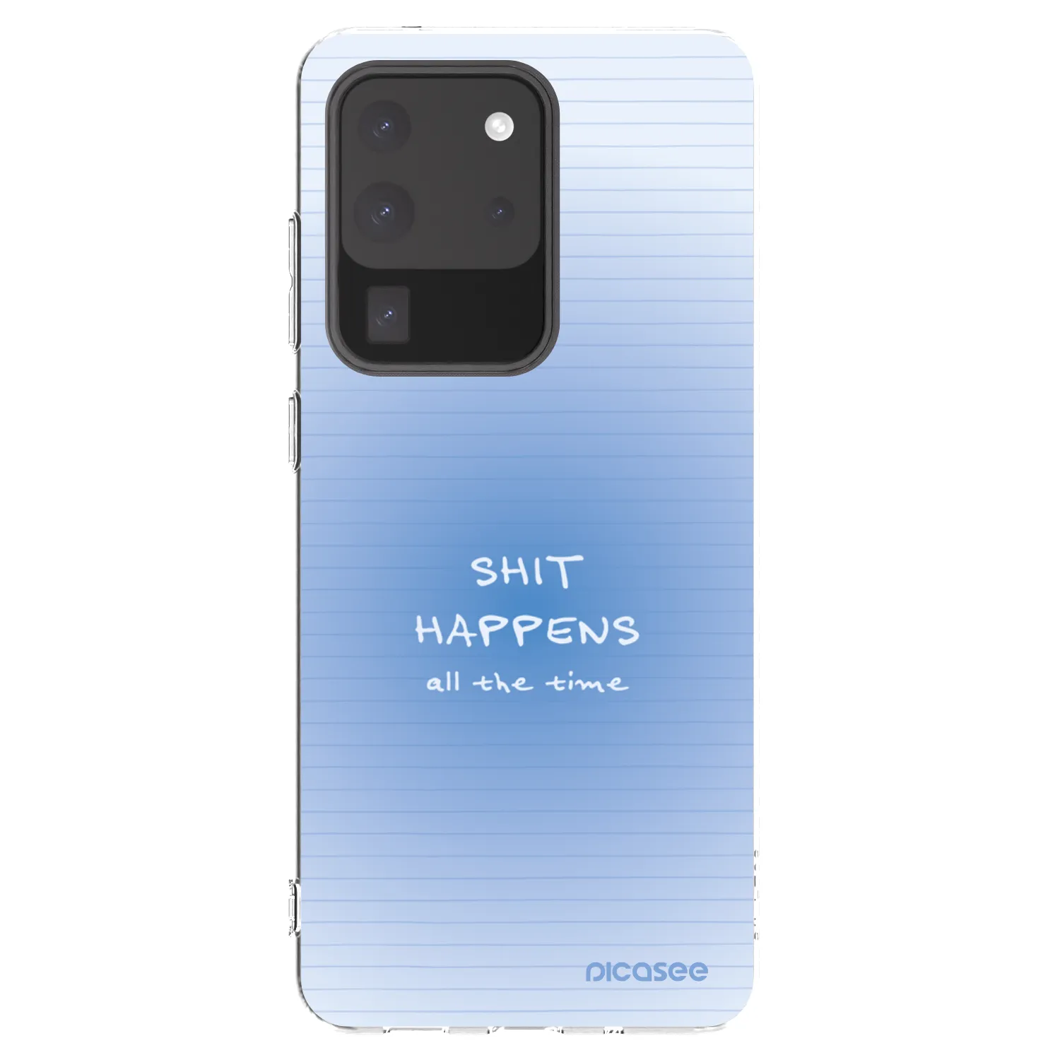 Picasee silikonska prozirna maskica za Samsung Galaxy S20 Ultra 5G G988F - Oops Memo