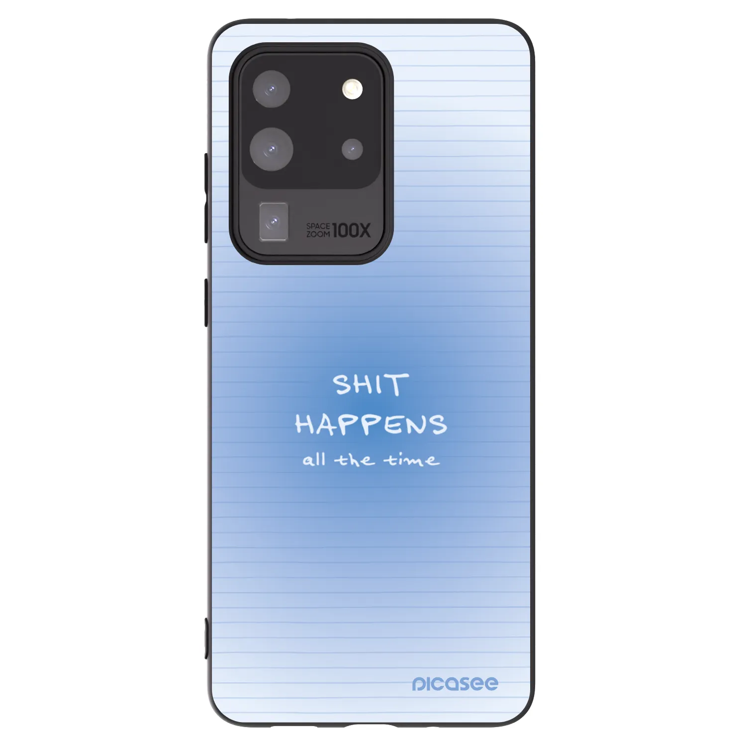Picasee crna silikonska maskica za Samsung Galaxy S20 Ultra 5G G988F - Oops Memo
