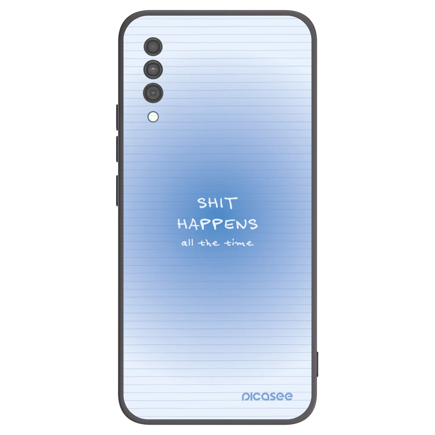 Picasee crna silikonska maskica za Samsung Galaxy A30s A307F - Oops Memo