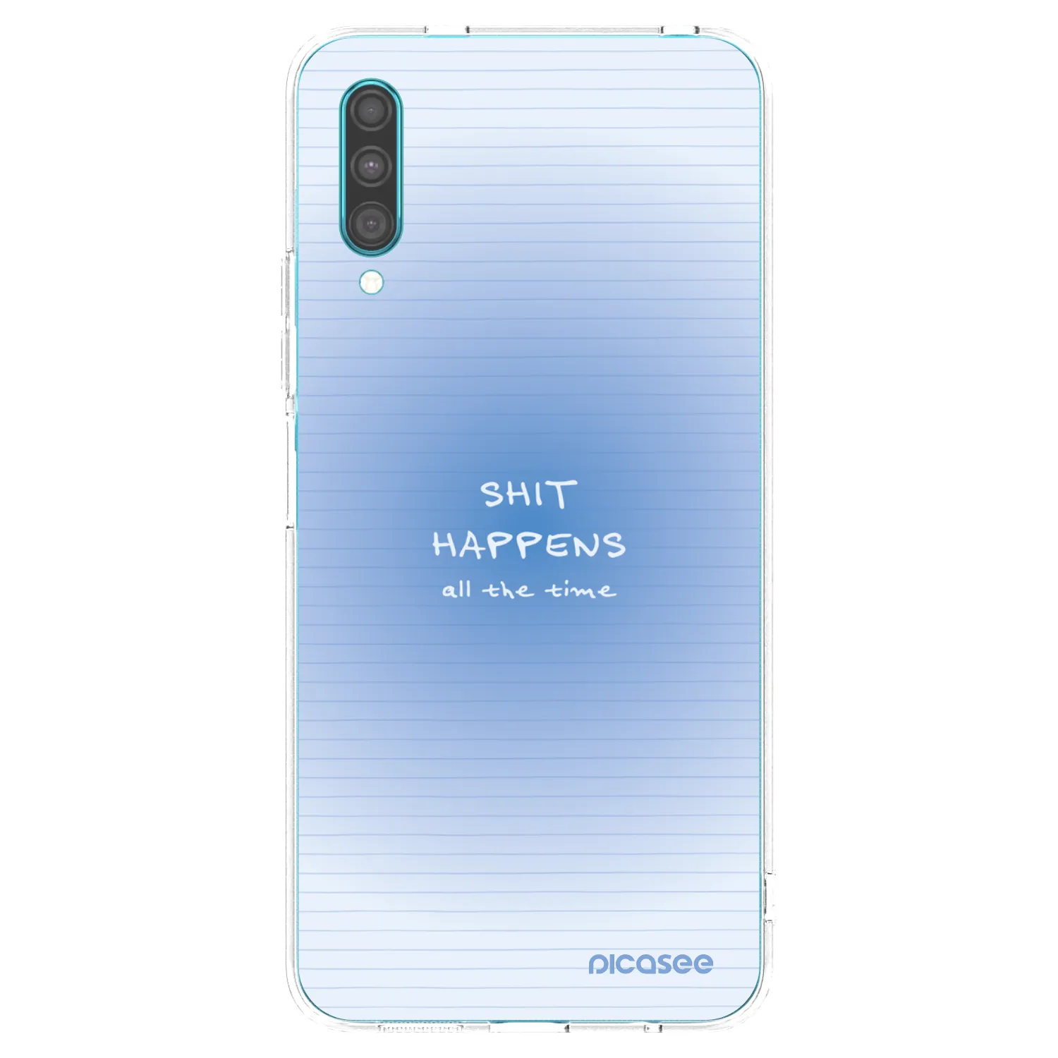 Picasee silikonska prozirna maskica za Samsung Galaxy A30s A307F - Oops Memo