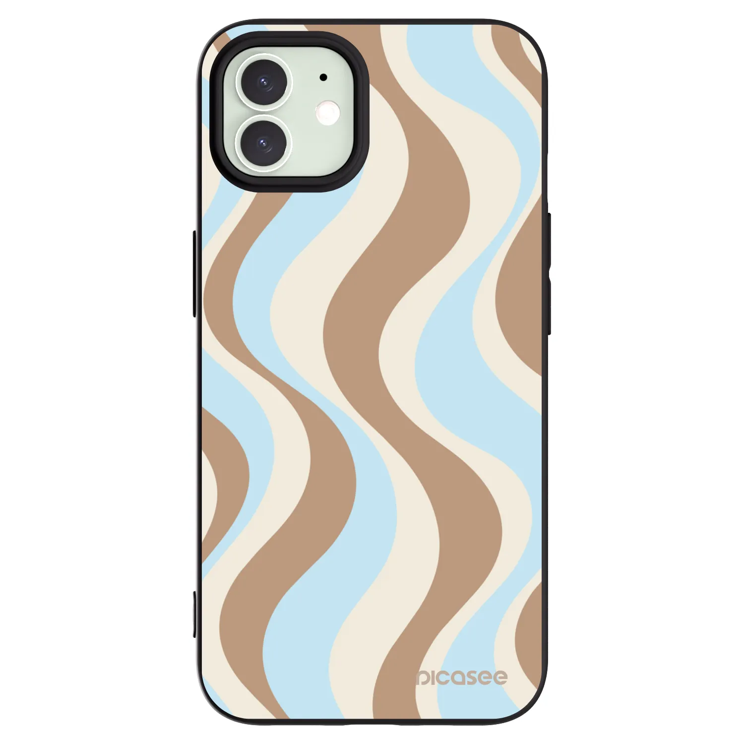 Picasee crna silikonska maskica za Apple iPhone 12 - Abanico Days