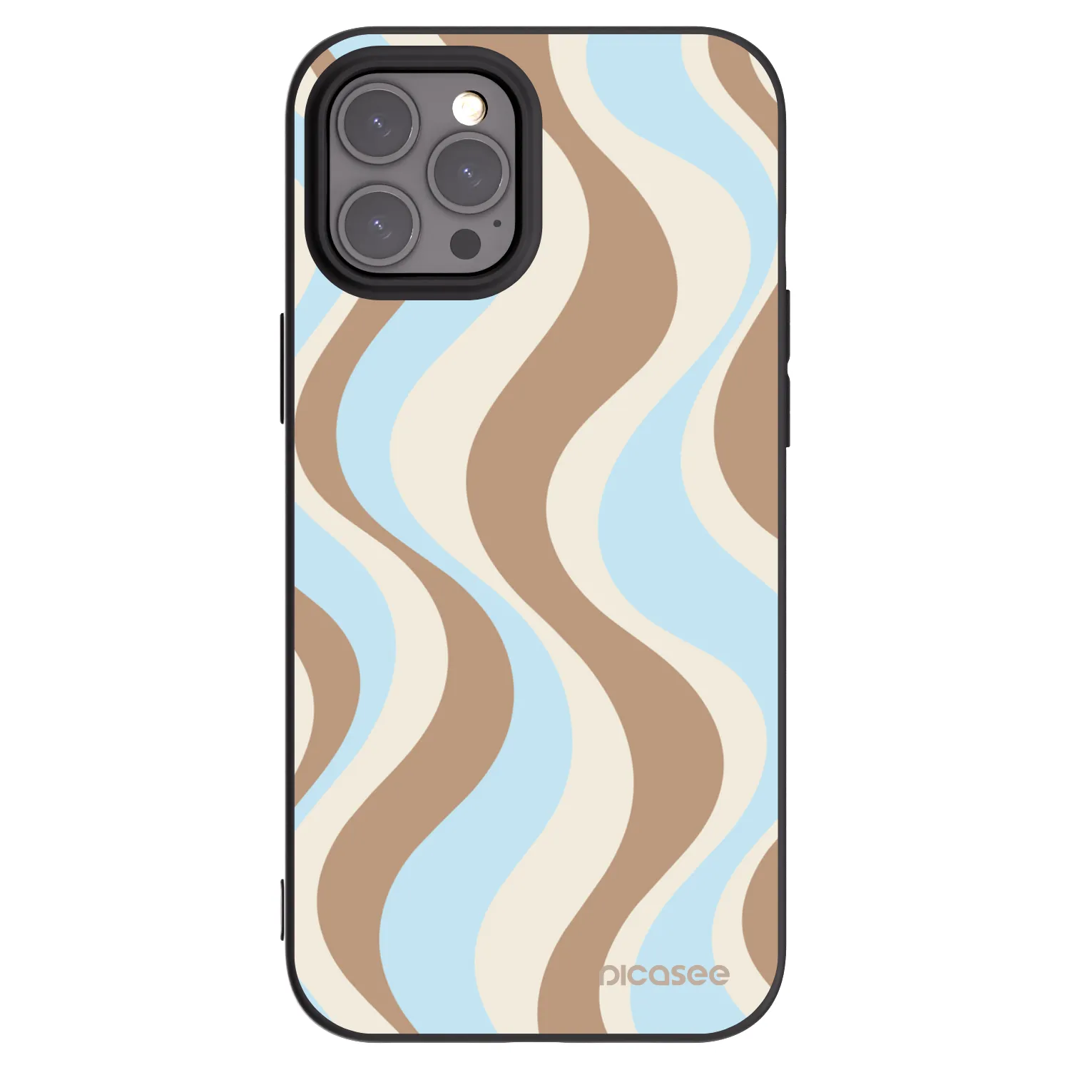 Picasee crna silikonska maskica za Apple iPhone 12 Pro Max - Abanico Days