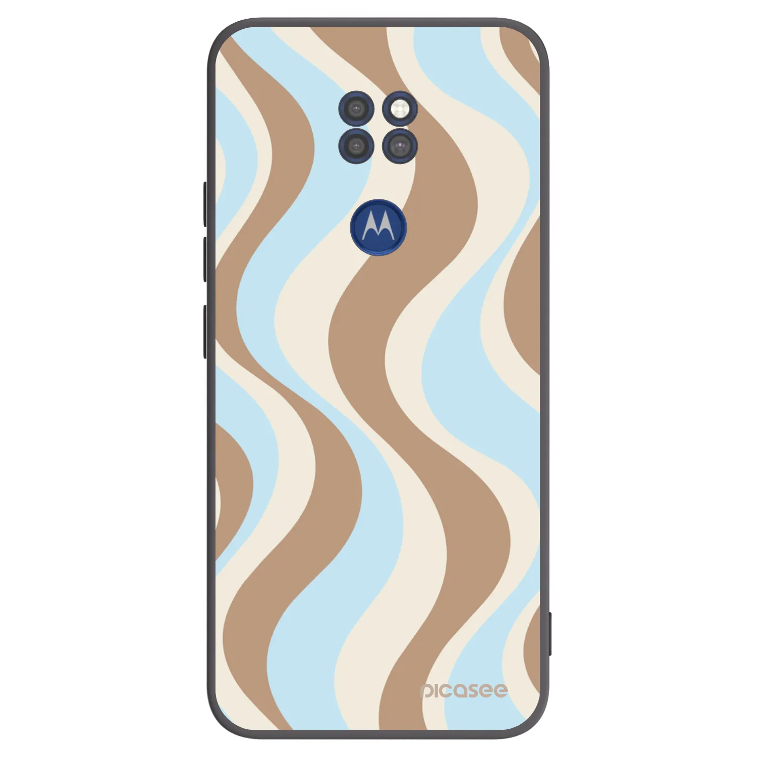 Picasee crna silikonska maskica za Motorola Moto G9 Play - Abanico Days