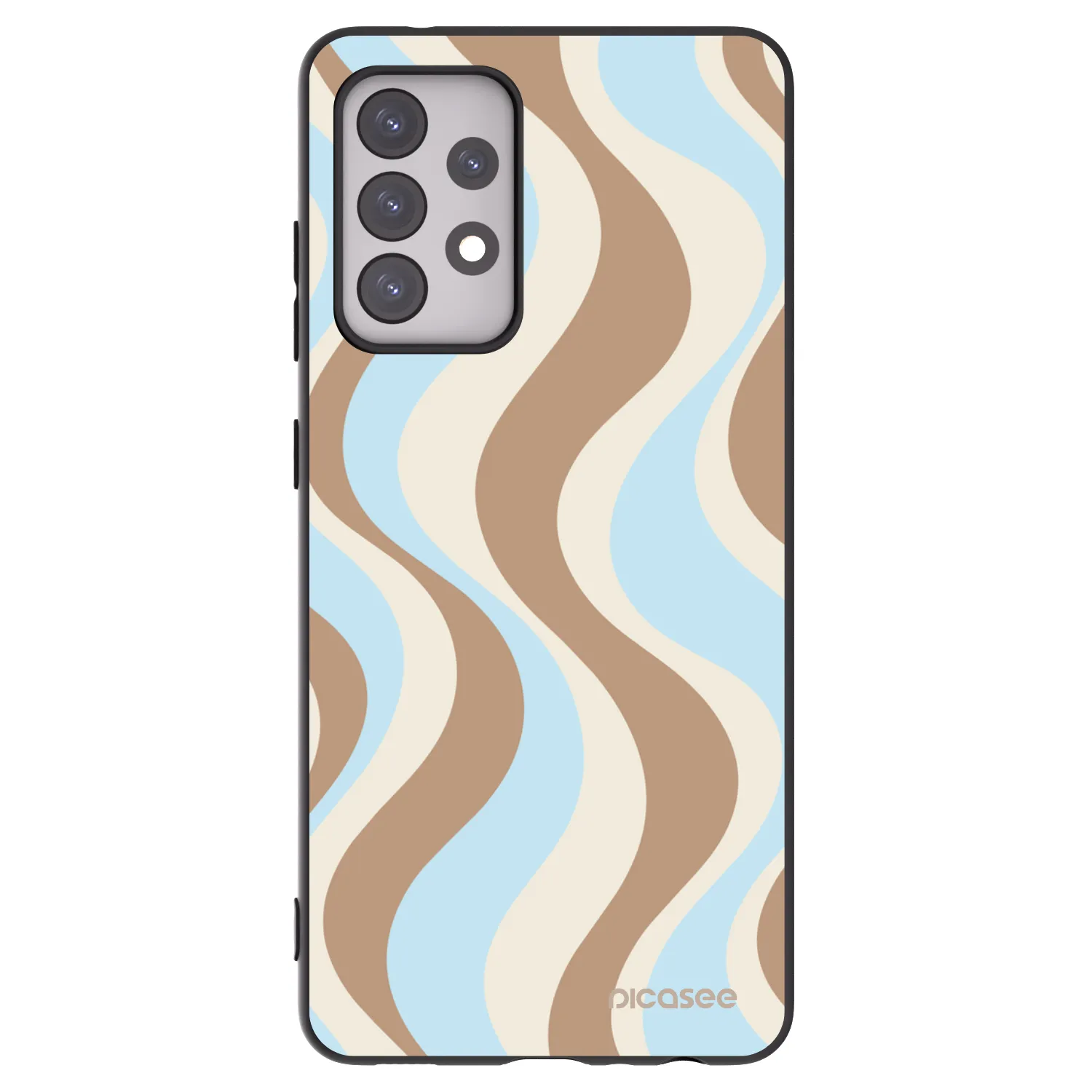 Picasee crna silikonska maskica za Samsung Galaxy A52s 5G A528B - Abanico Days