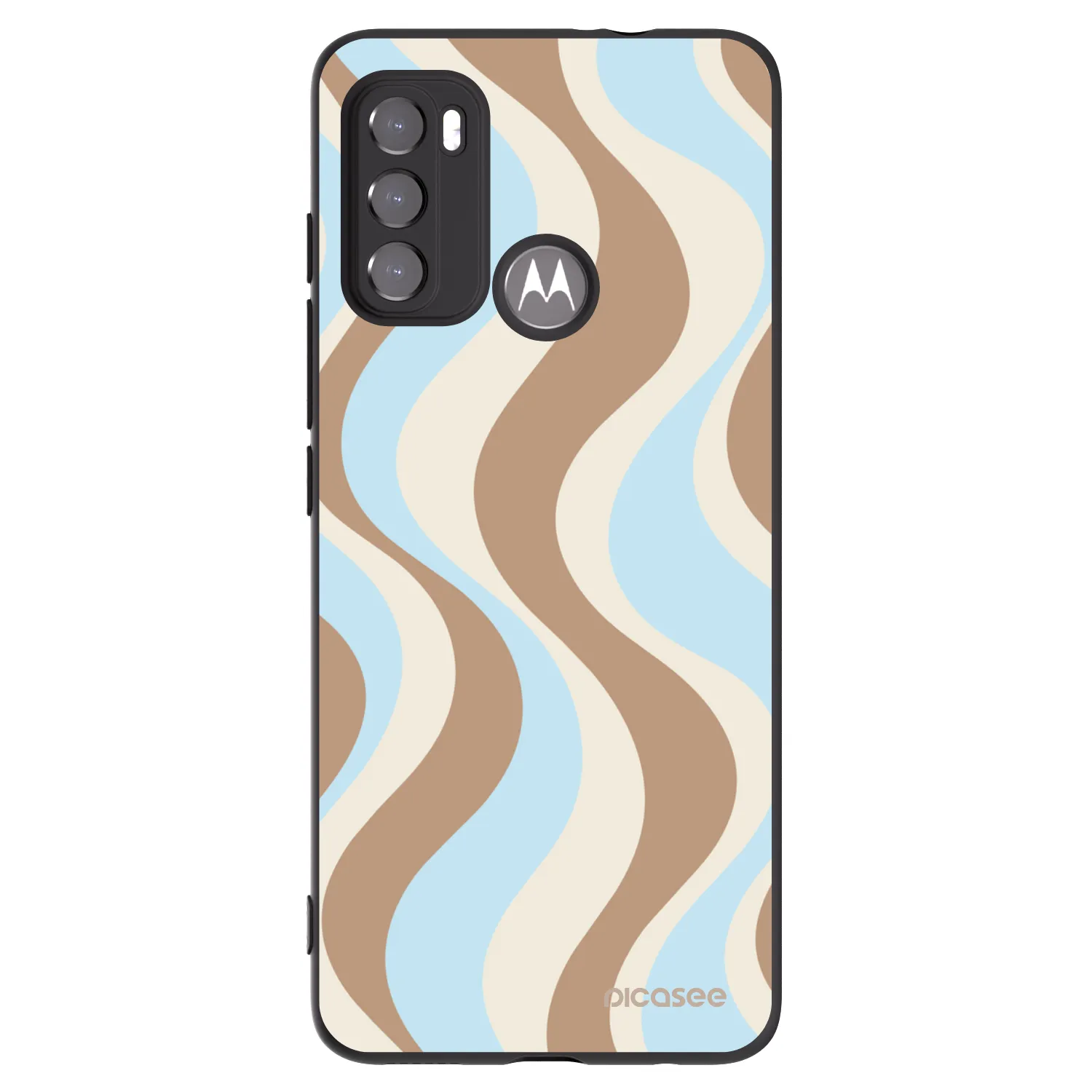 Picasee crna silikonska maskica za Motorola Moto G60 - Abanico Days