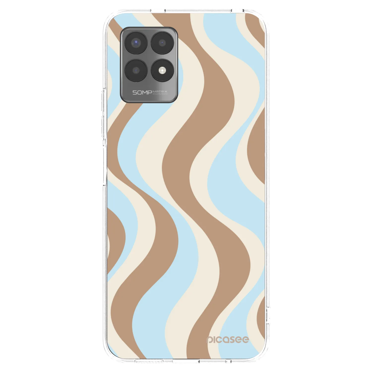 Picasee silikonska prozirna maskica za Realme 8i - Abanico Days