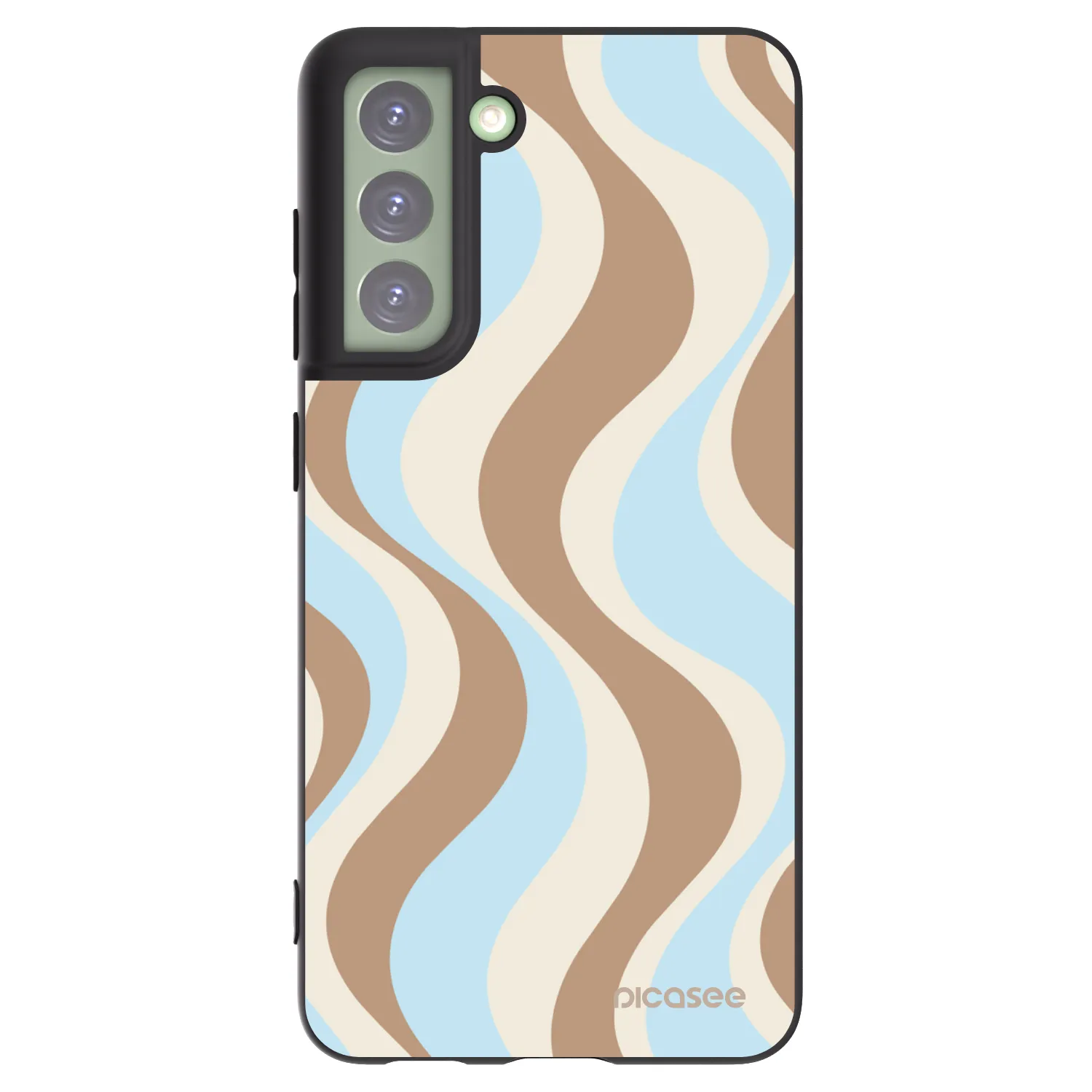Picasee crna silikonska maskica za Samsung Galaxy S21 FE 5G - Abanico Days