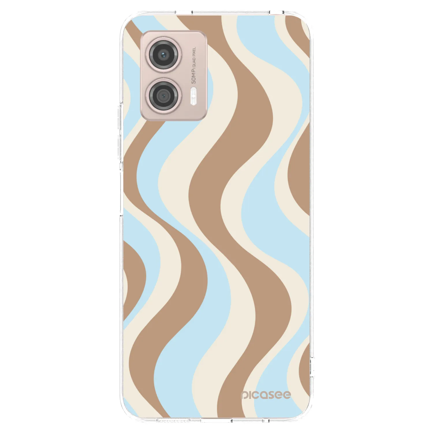 Picasee silikonska prozirna maskica za Motorola Moto G53 5G - Abanico Days