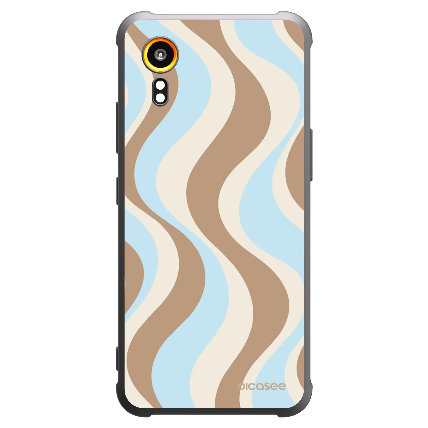 Picasee crna silikonska maskica za Samsung Galaxy XCover 7 - Abanico Days