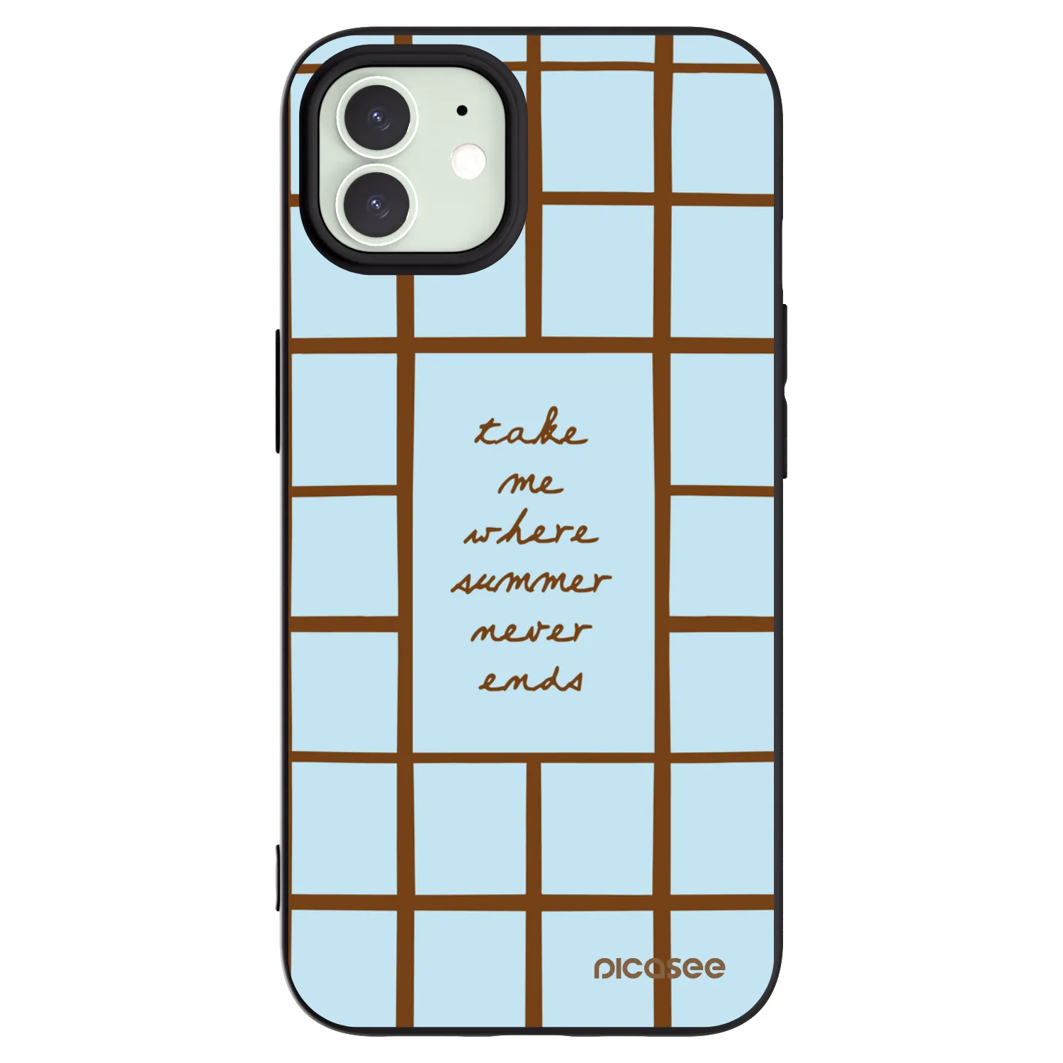Picasee crna silikonska maskica za Apple iPhone 12 - Shutter Season