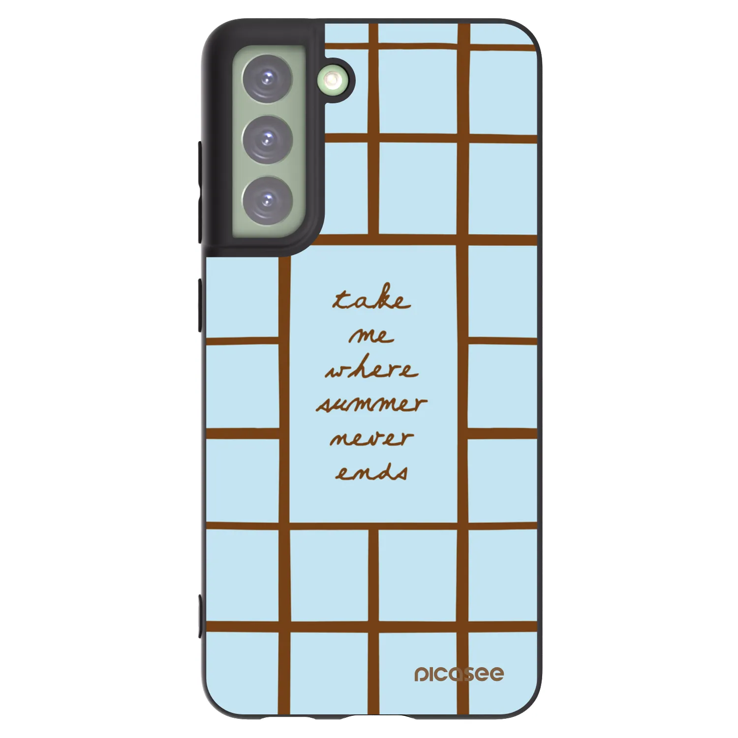 Picasee crna silikonska maskica za Samsung Galaxy S21 FE 5G - Shutter Season