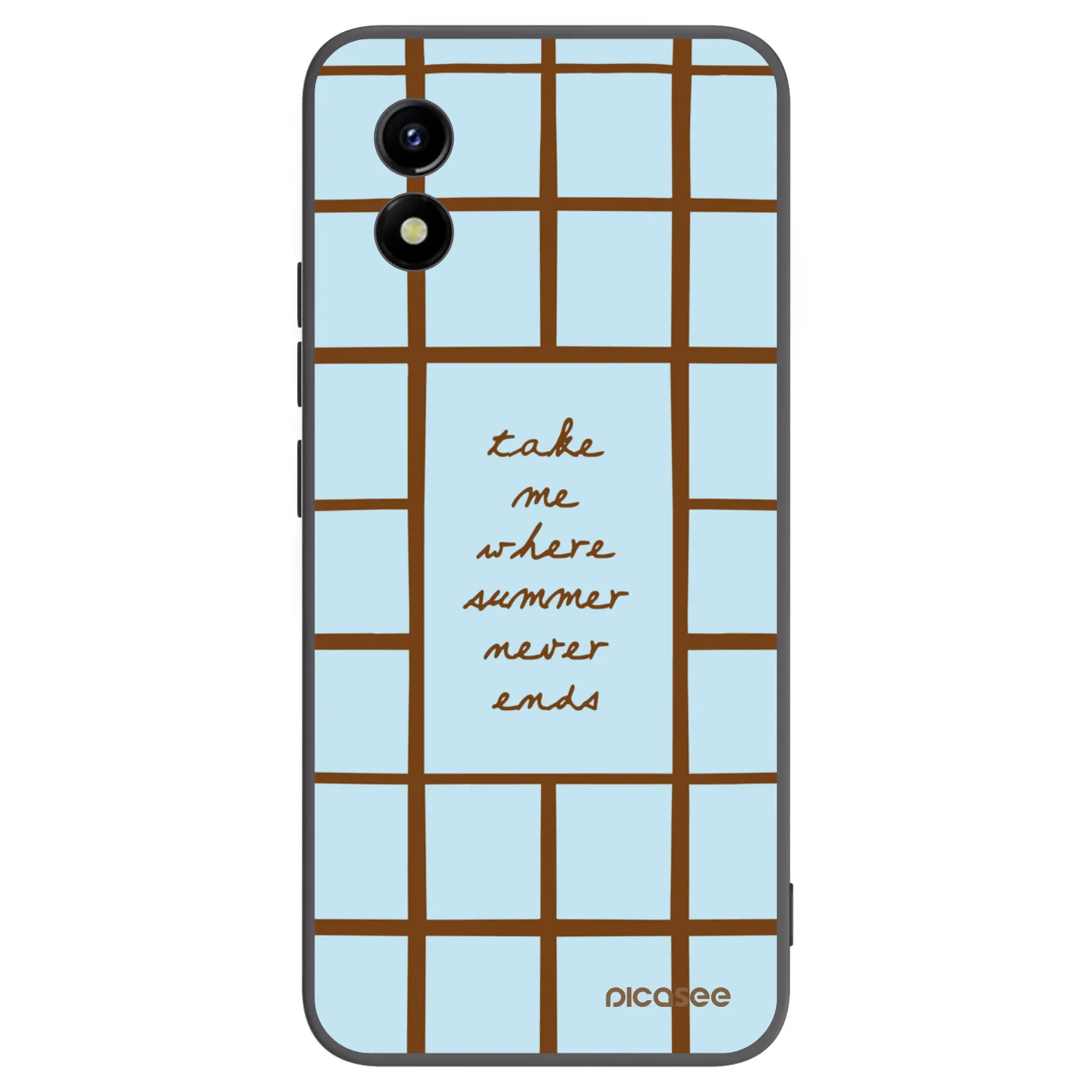 Picasee crna silikonska maskica za Vivo Y01 - Shutter Season