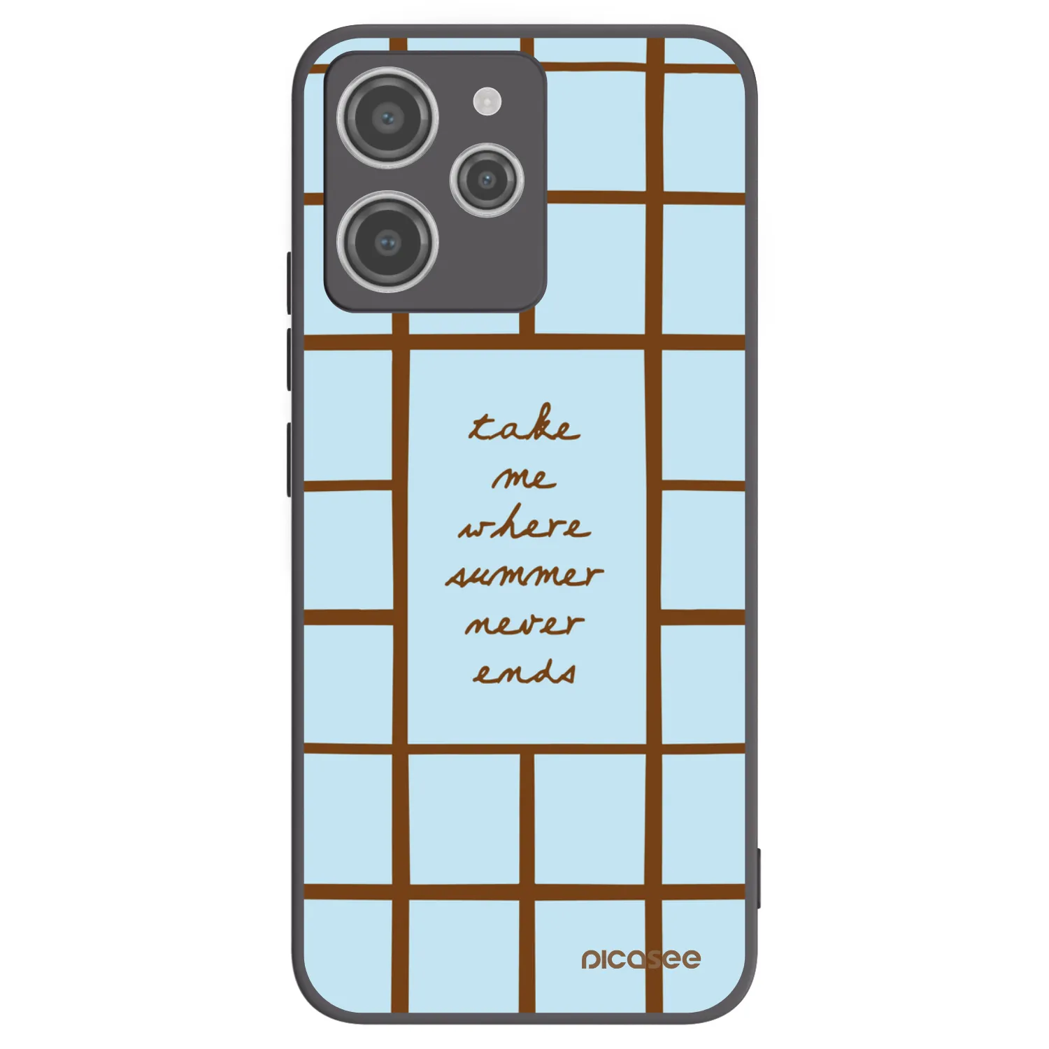 Picasee crna silikonska maskica za Xiaomi Redmi 12 4G - Shutter Season