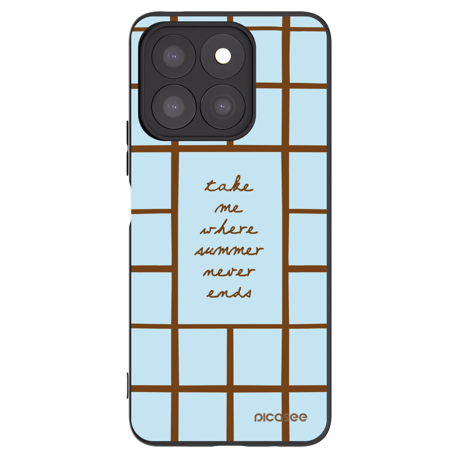 Picasee crna silikonska maskica za Honor X8b - Shutter Season