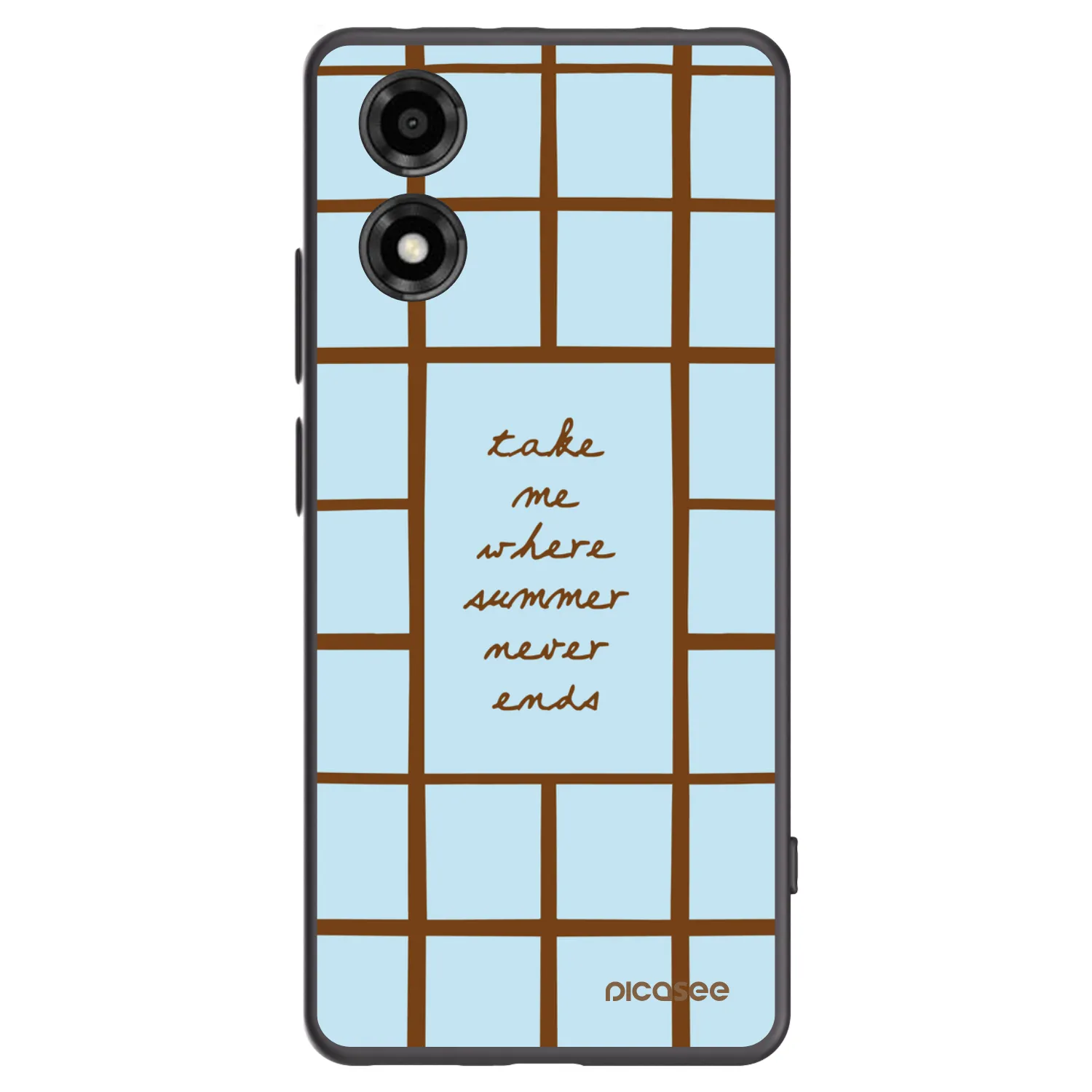 Picasee crna silikonska maskica za Motorola Moto E14 - Shutter Season
