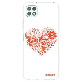 Picasee silikonska prozirna maskica za Samsung Galaxy A22 A226B 5G - Big heart