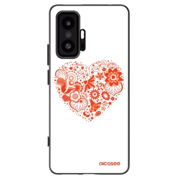 Picasee crna silikonska maskica za Xiaomi 11T Pro - Big heart