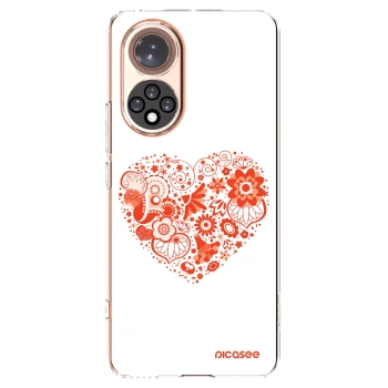 Picasee silikonska prozirna maskica za Honor 50 5G - Big heart