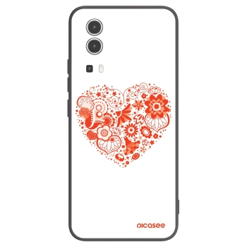 Picasee crna silikonska maskica za Vivo Y72 5G - Big heart