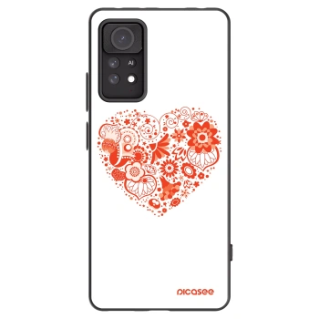 Picasee crna silikonska maskica za Xiaomi Redmi Note 11 Pro 5G - Big heart