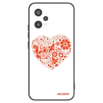 Picasee crna silikonska maskica za Realme 9 Pro 5G - Big heart