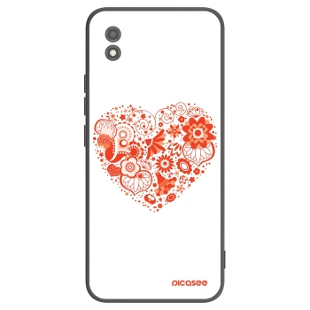 Picasee crna silikonska maskica za Realme C11 (2021) - Big heart