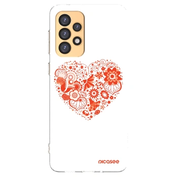 Picasee silikonska prozirna maskica za Samsung Galaxy A33 5G A336 - Big heart