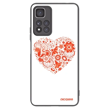 Picasee crna silikonska maskica za Xiaomi Redmi Note 11 Pro+ 5G - Big heart