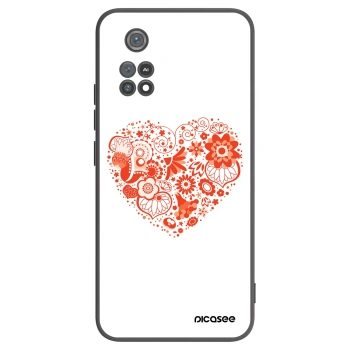 Picasee crna silikonska maskica za Xiaomi Poco M4 Pro - Big heart