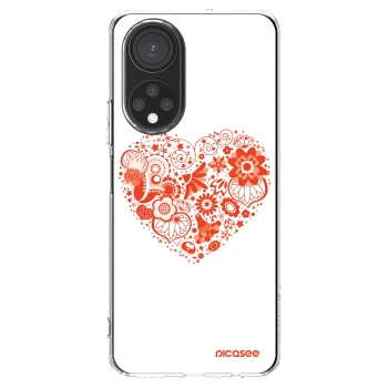 Picasee silikonska prozirna maskica za Honor X7 - Big heart