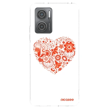 Picasee silikonska prozirna maskica za Xiaomi Redmi 10 5G - Big heart