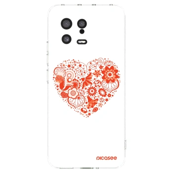 Picasee silikonska prozirna maskica za Xiaomi 13 - Big heart