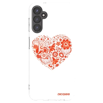 Picasee silikonska prozirna maskica za Samsung Galaxy A14 5G A146P - Big heart