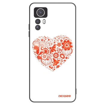 Picasee crna silikonska maskica za Xiaomi Redmi Note 12S - Big heart